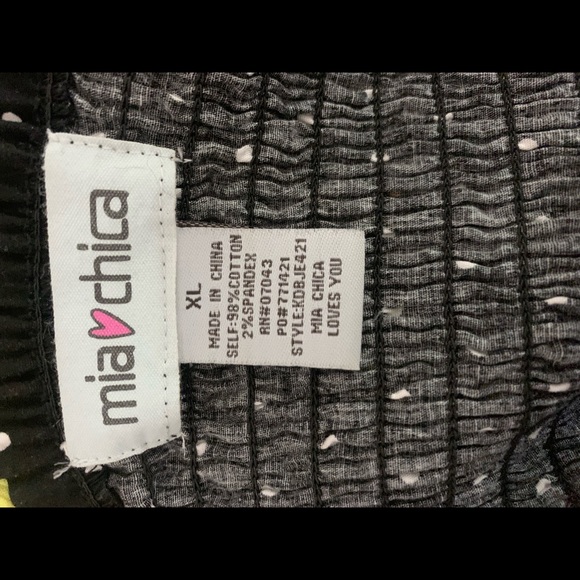 Black and white polka dot dress. - Picture 3 of 3